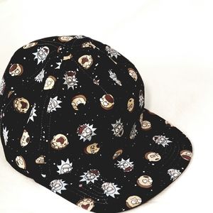 Rick And Morty Bioworld Mens Baseball Cap Black Sn